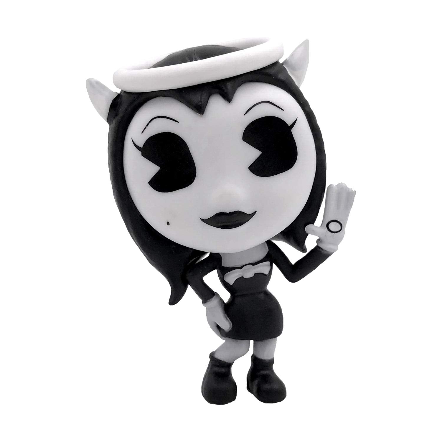 Click Ink Bendy 2.5-inch figure with bold ink tones on display.