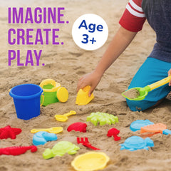 Click N' Play multi-use sand rakes for shaping and smoothing sandbox play