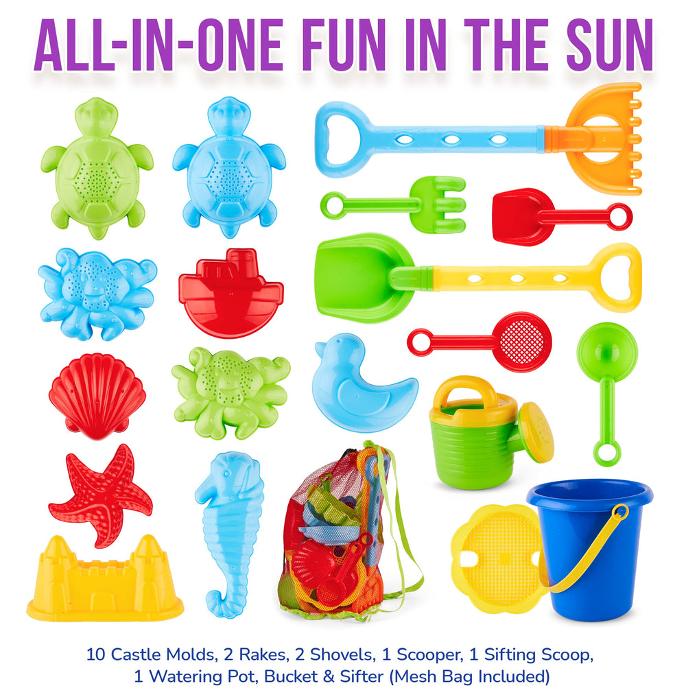 Click N' Play shovels enabling quick sand digging and creative builds