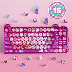 Fifteen Clickeez figures, including seasonal characters, for variety and collecting appeal.