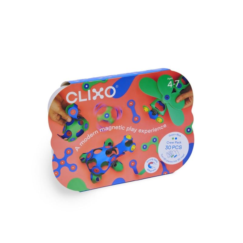 Clixo Crew 30-piece pack portable set ideal for trips and travel.