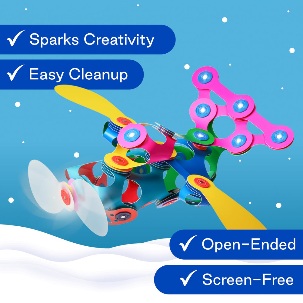Clixo giant creations encouraging teamwork for big, imaginative designs.