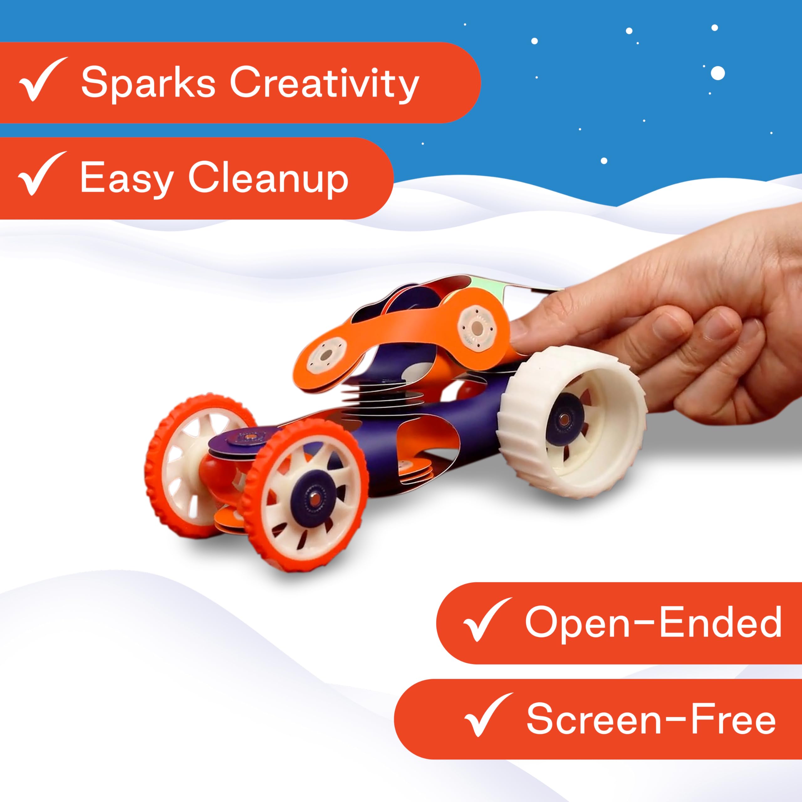 Clixo Mars Station Pack all-terrain wheels support rovers on varied surfaces.