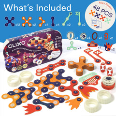 Clixo Mars Station Pack exclusive shapes unlock complex builds and creative experiments.