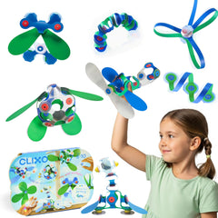 Clixo Window Pack sun catcher pieces sparkle on sunlit windows for vibrant creative play