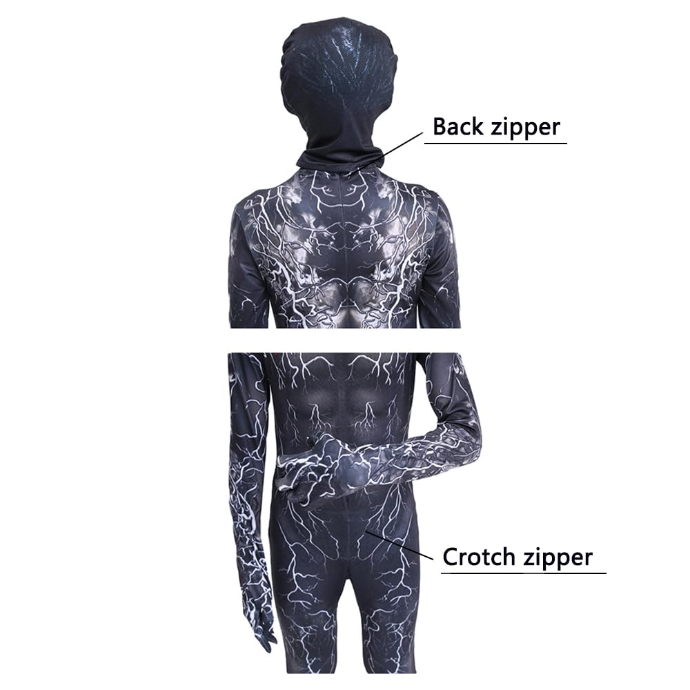 CLJFLHCC Halloween tights with zipper closure and durable print for costumes.