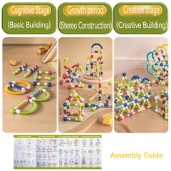 CLNENSOO magnetic balls enabling colorful constructions and spatial exploration