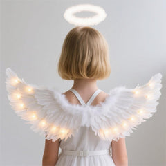 CLONG angel wings packaging includes secure storage and easy setup.