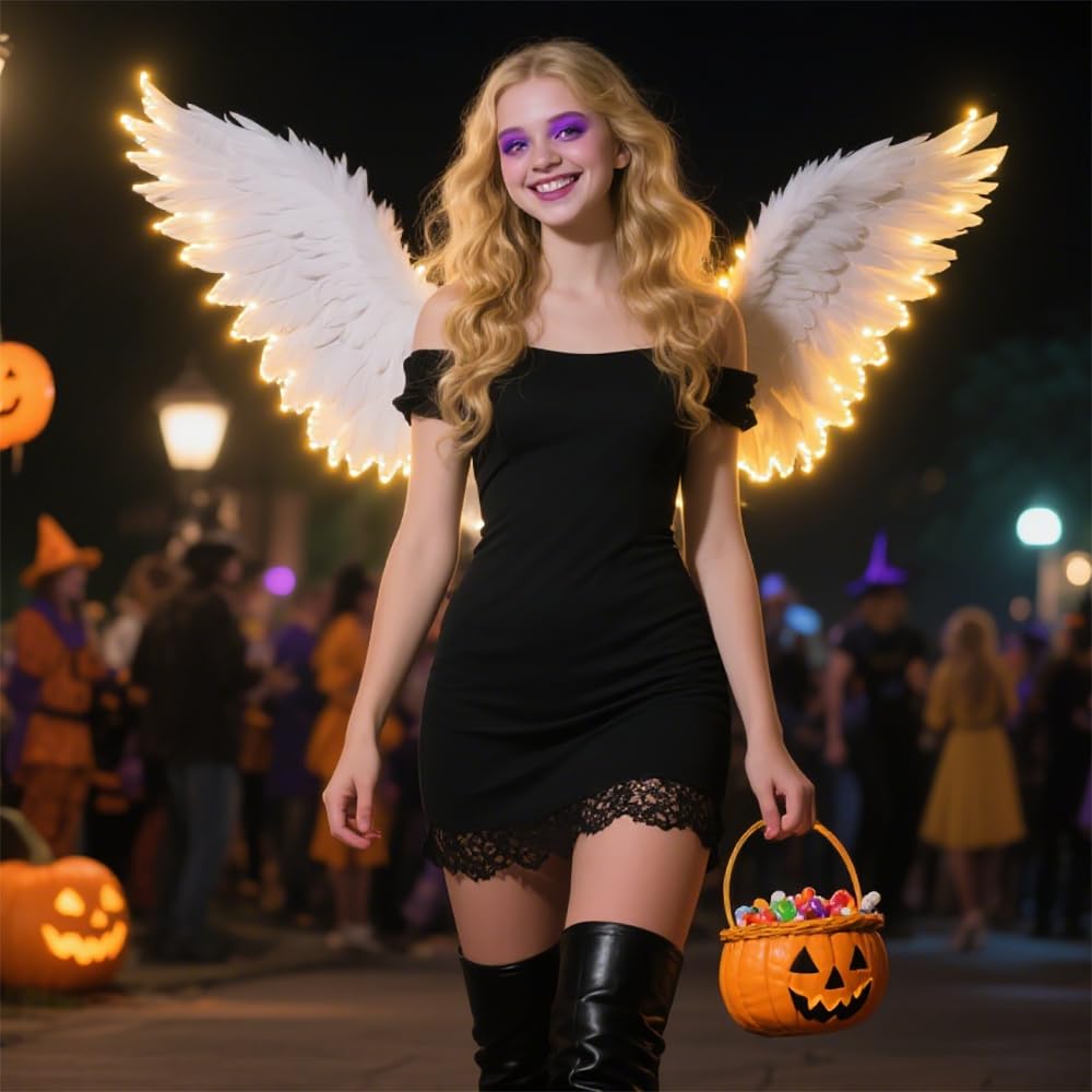 CLONG wings ideal for theater, cosplay, and Halloween performances.