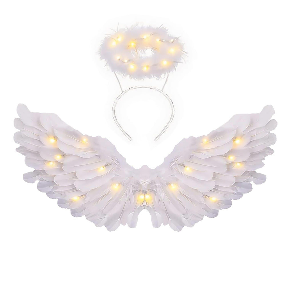 CLONG angel wings with dramatic wingspan for striking costumes and performances.