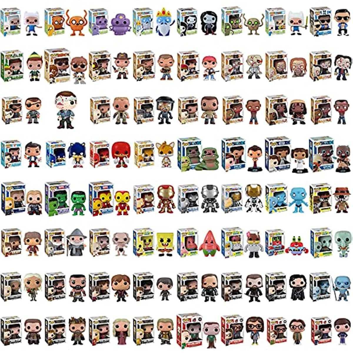 Close Up POP mystery 6-pack front view, ideal for display-ready collectibles.