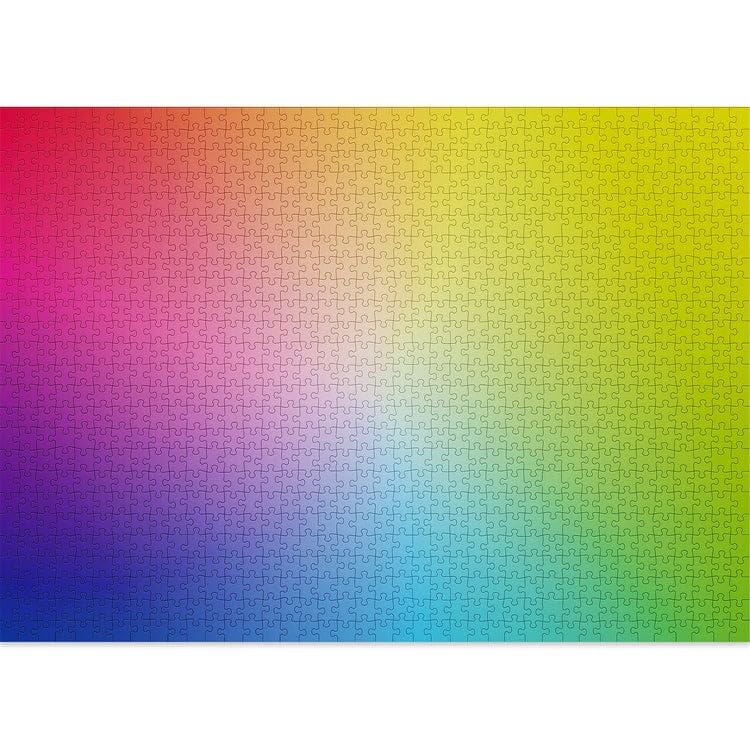 Cloudberries Gradient Puzzle pieces close-up highlights extra-thick pieces for easy handling