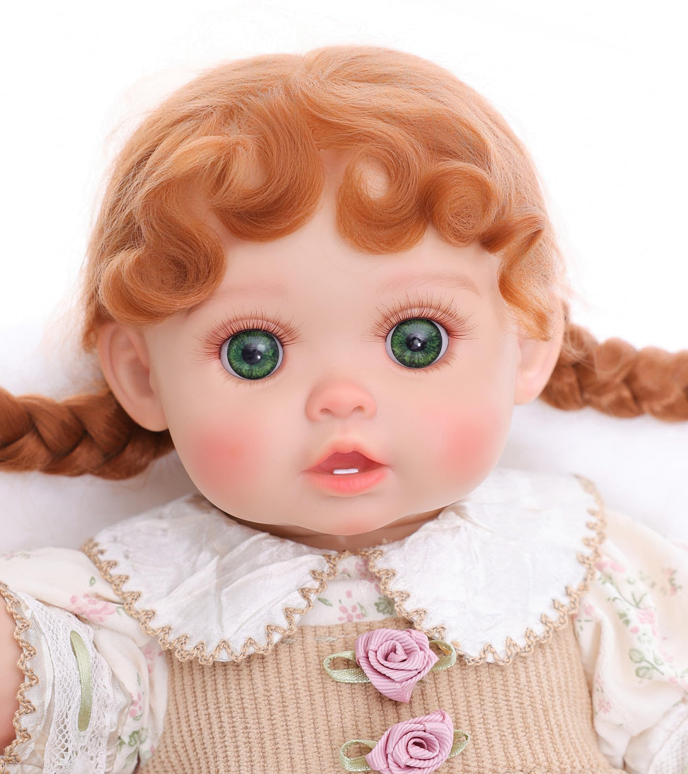 Cloveray Reborn 18-inch doll includes birth certificate for keepsake memories.