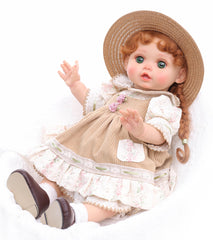 Cloveray Reborn 18-inch doll in premium vinyl for durable pretend play.