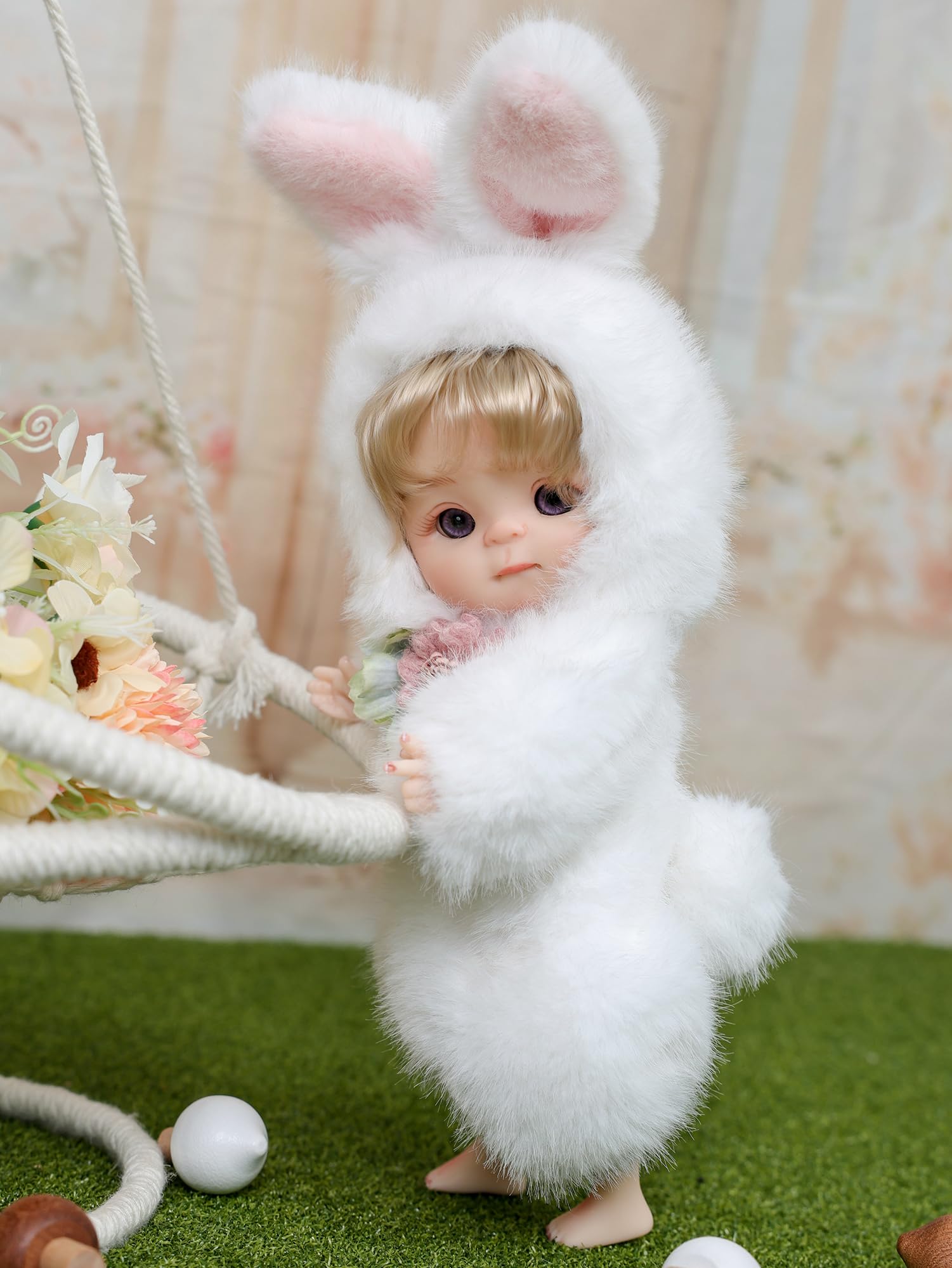 Cloveray Jojo removable bunny outfit inspires imaginative dress-up sessions