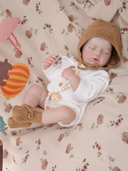 Cloveray Reborn doll in its charming gift box with accessories.
