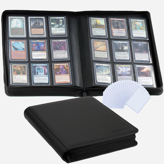 CLOVERCAT 9-pocket binder front cover with durable, secure design.