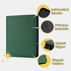 CLOVERCAT compact binder dimensions fit on shelves and desks.