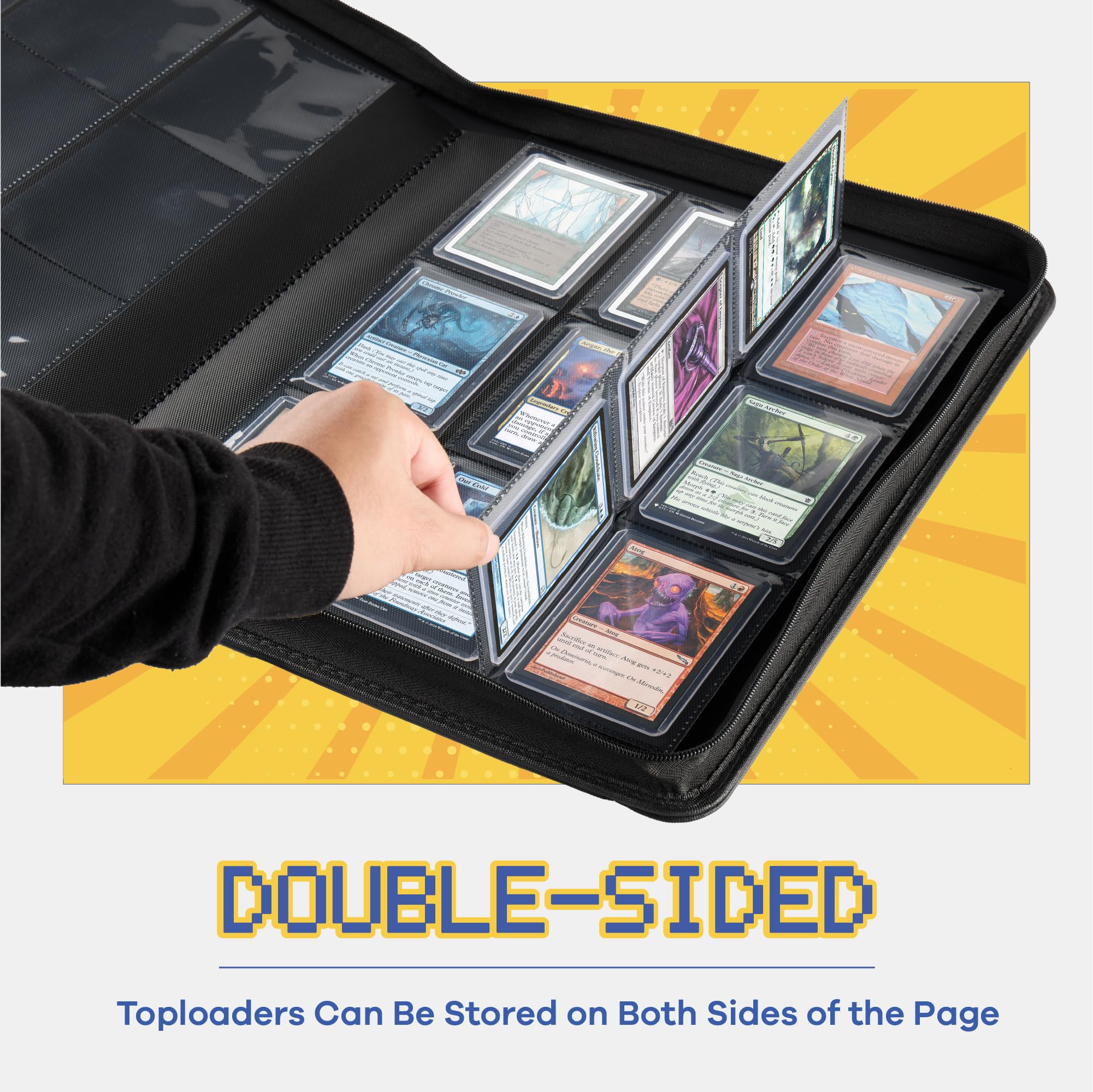 CLOVERCAT premium top-loader sleeves 20-pack included protect rare cards.