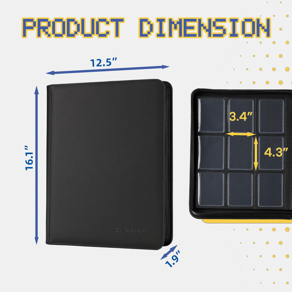 CLOVERCAT PU leather exterior offers durable, water-resistant protection.