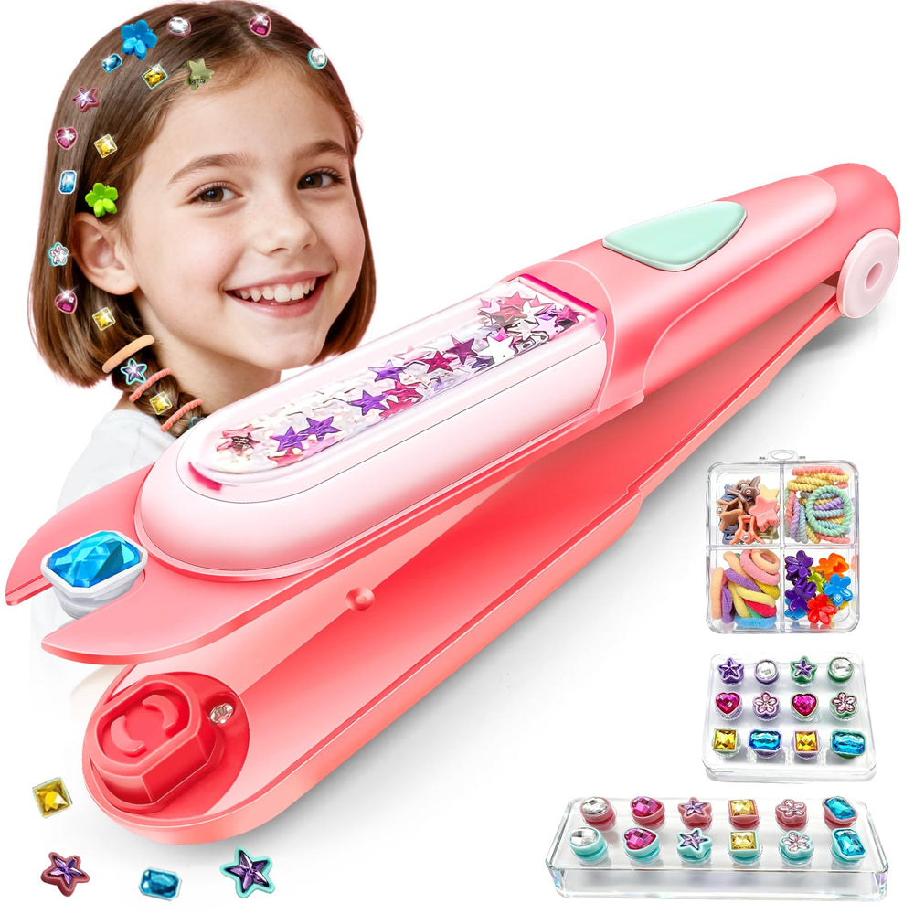 CLRDZN Hair Gem Stamper Kit main pack with sparkling gems for creative styling ideas.