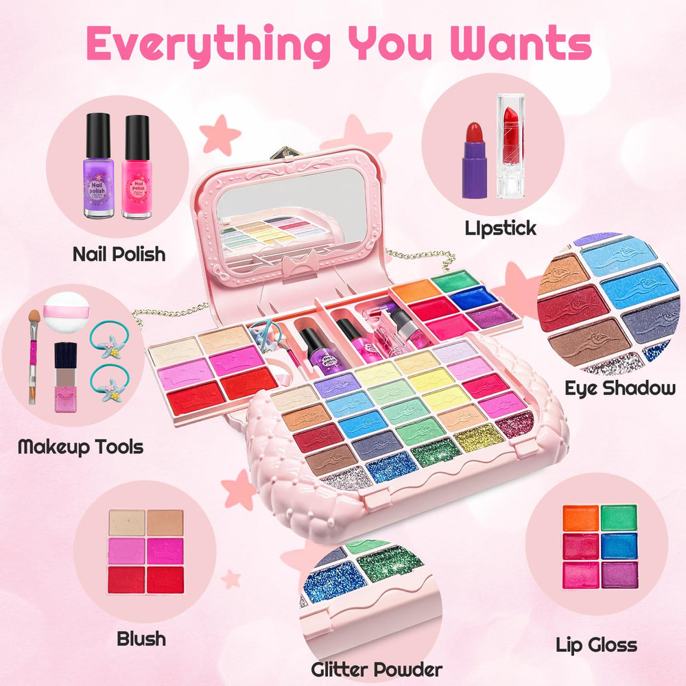 CLRDZN Kids Makeup Kit Lip Glosses for safe, glossy finish during dress-up