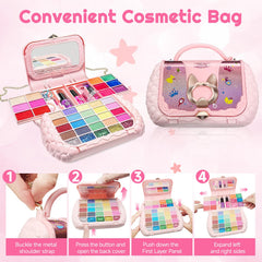 CLRDZN Kids Makeup Kit Pressed Powders help set looks softly