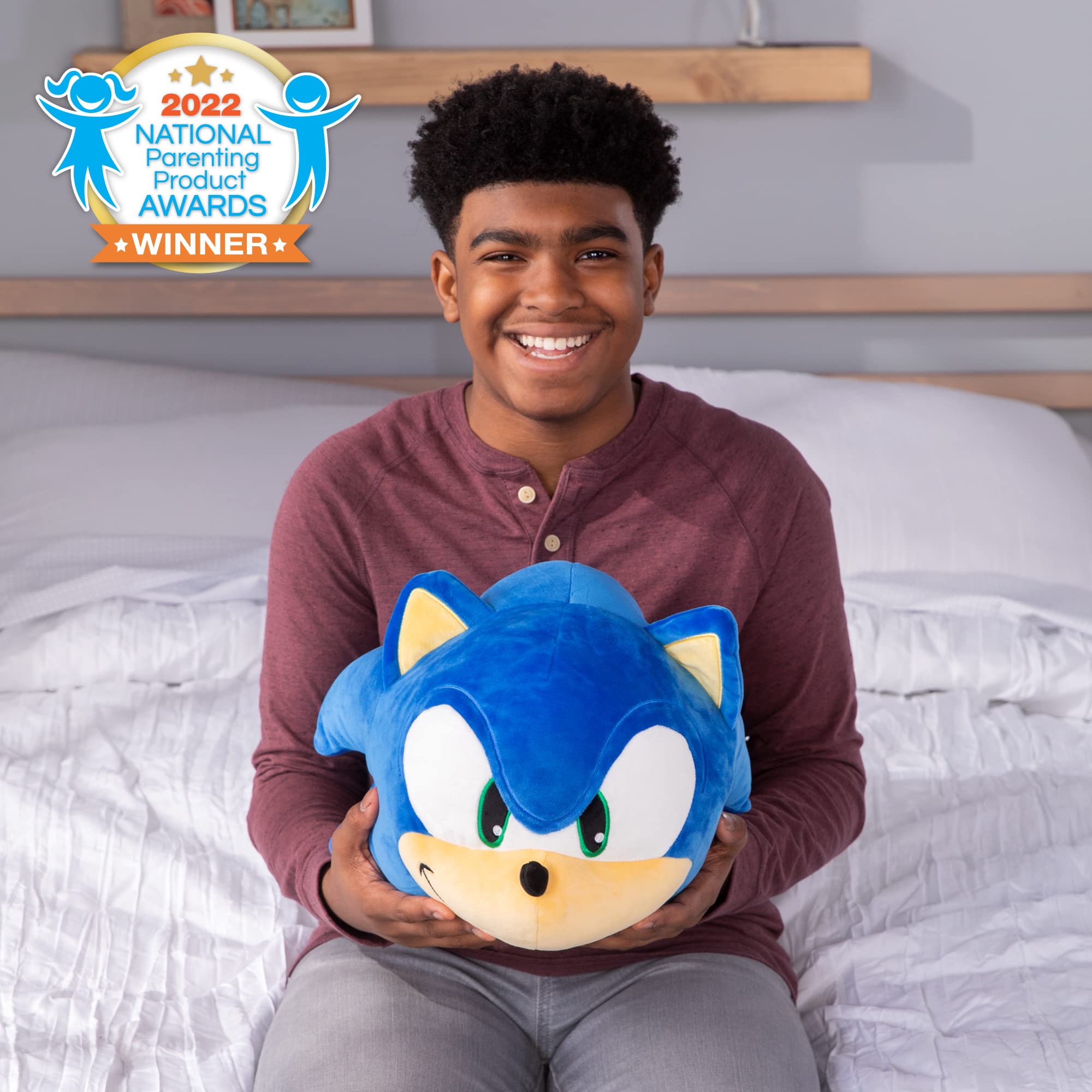 Club Mocchi Mocchi Sonic plush designed in Japan for authentic charm.