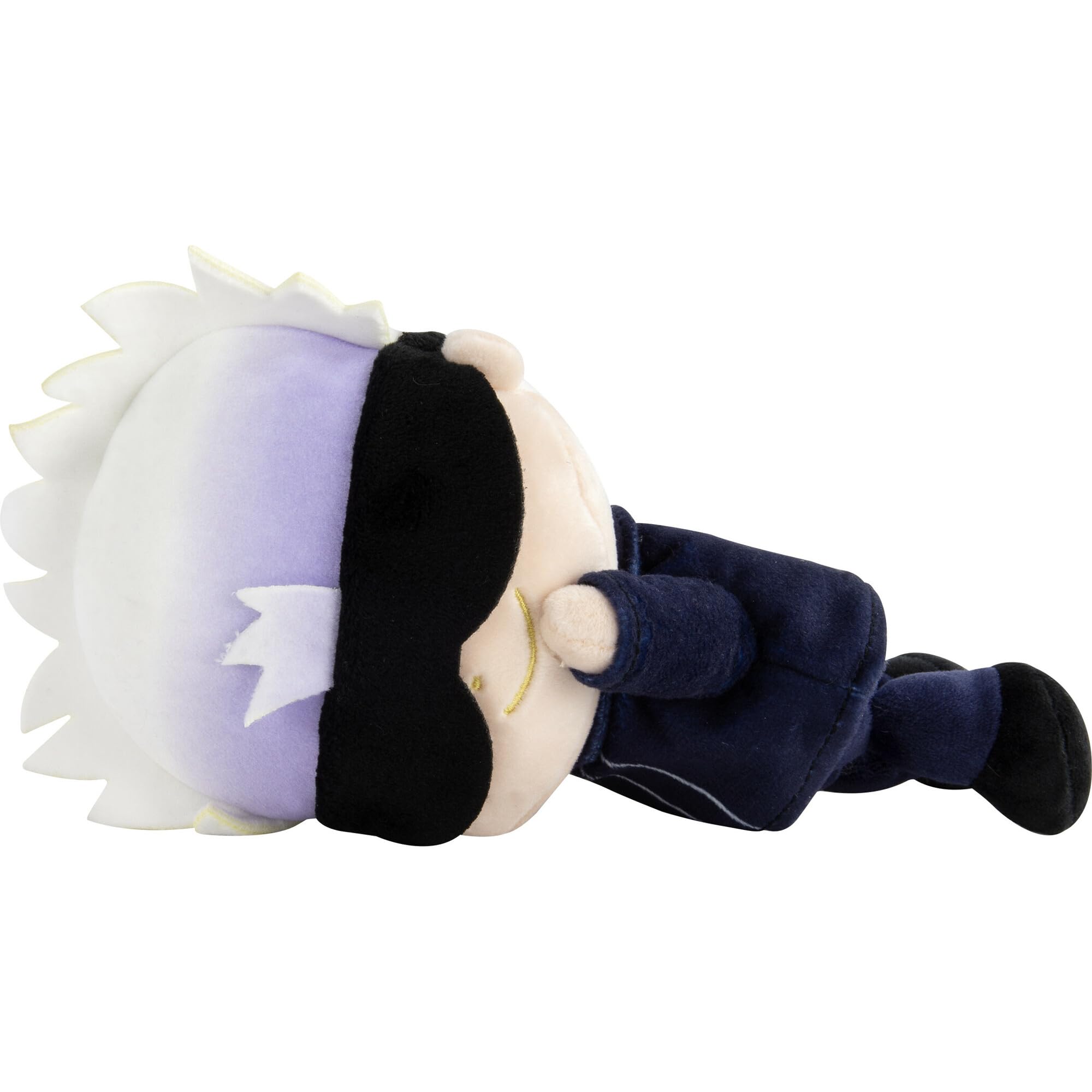 Club Mocchi Mocchi Satoru Gojo plush in sleeping pose for cozy snuggles.