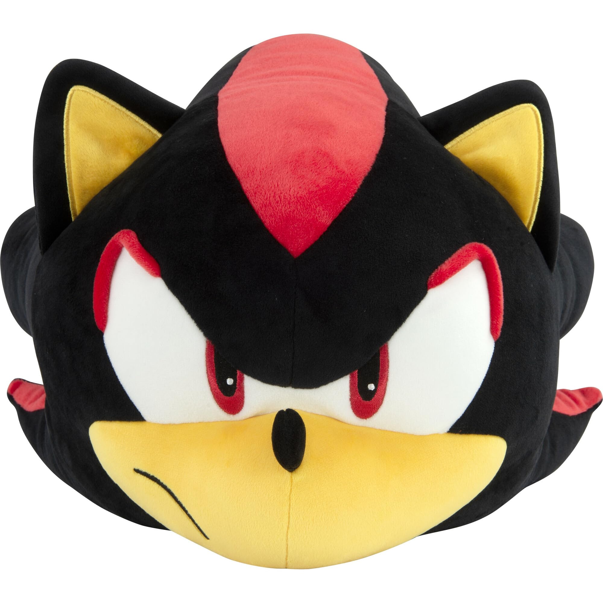 Club Mocchi-Mocchi Shadow Hedgehog plush 15-inch cuddle buddy for fans.