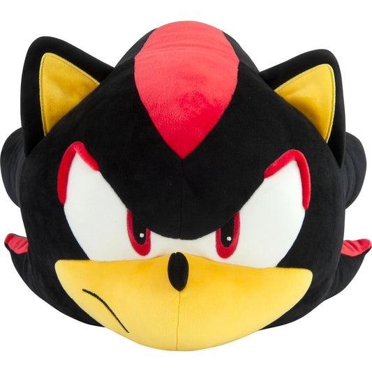 Club Mocchi-Mocchi Shadow Hedgehog plush 15-inch cuddle buddy for fans.