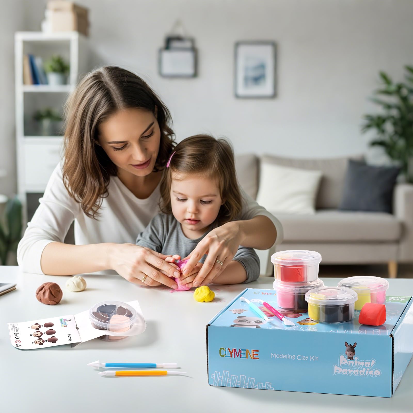 CLYMENE kids art kit: screen-free activity that builds fine motor skills.