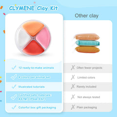 CLYMENE easy step guides: helps kids roll, squeeze, and sculpt.