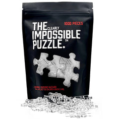 CM Originals Clearly Impossible puzzle 500-pieces in progress, offering a tough yet engaging challenge.