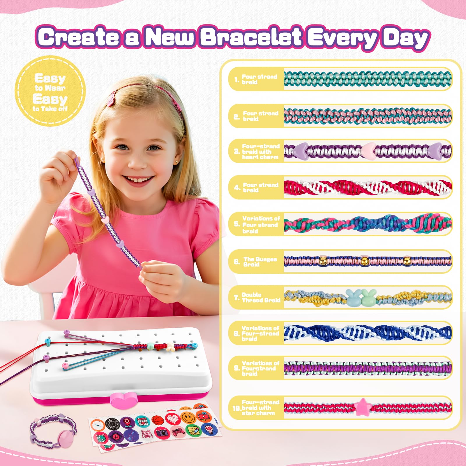 Cmiolacuna bracelet making process shows beginner-friendly steps.
