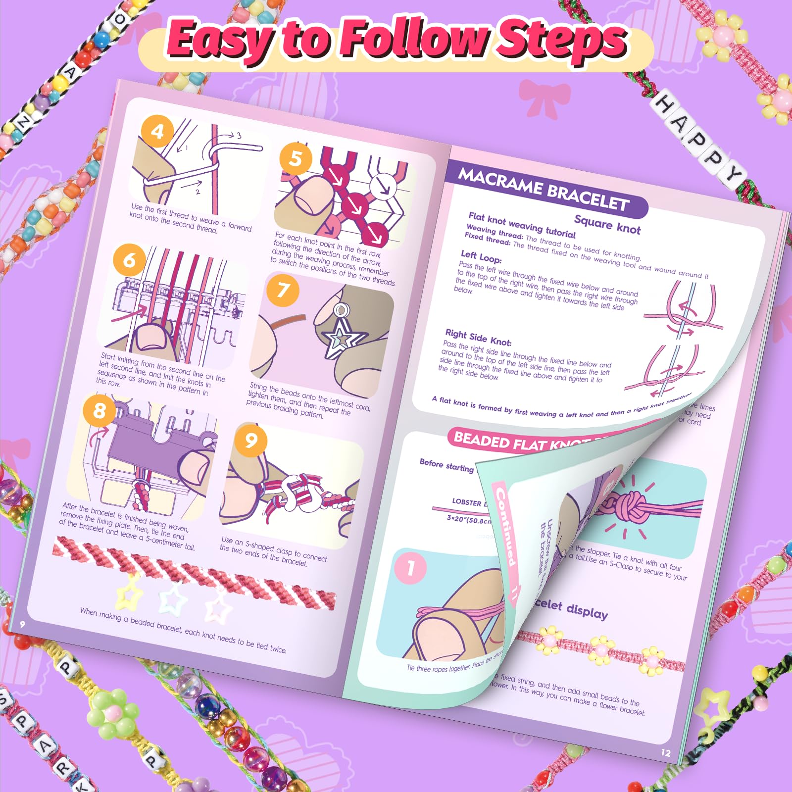 Cmiolacuna dual-clip weaving system keeps threads secure for smooth beginner crafting.