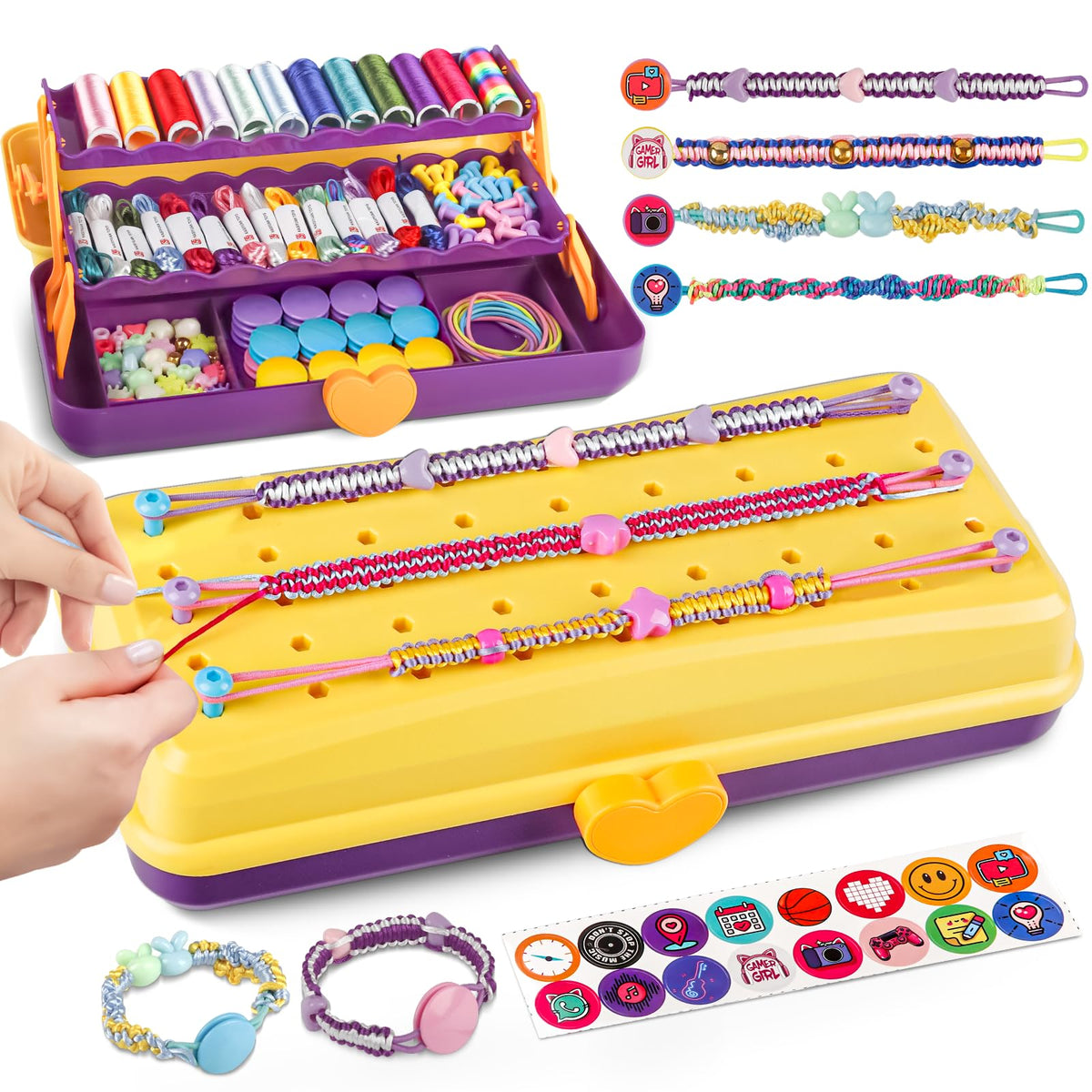 Cmiolacuna bracelet kit contents displayed for creative crafting session
