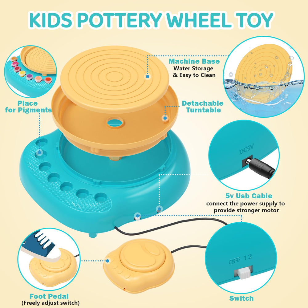 Cmiolacuna kids pottery session for ages 8-12, hands-on art