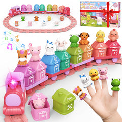 Cmiolacuna pink locomotive with lights sparks imaginative play