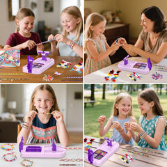 Cmiolacuna step-by-step guide supports learning while kids design their own bracelets.