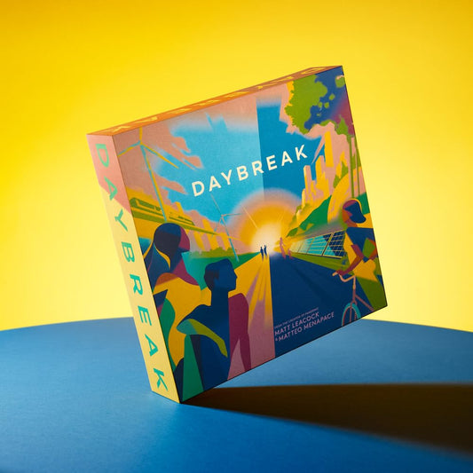 CMYK Daybreak cards deck illustrating decarbonization strategies for teams.