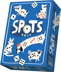 CMYK Spots Dice Game: family-friendly setup and fast gameplay for gatherings.