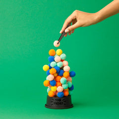 CMYK The Fuzzies pulling action; improve dexterity while stacking higher
