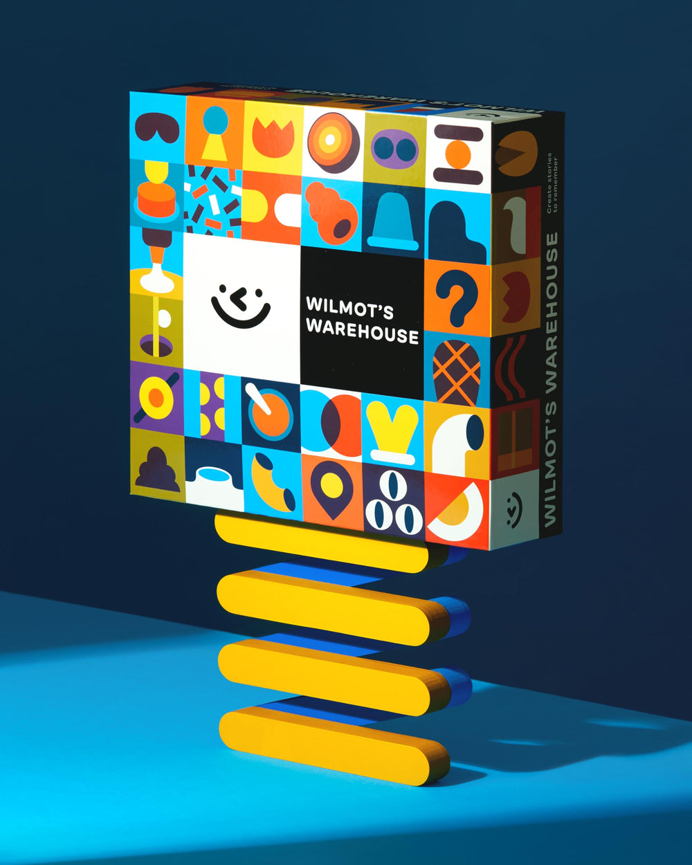 CMYK Wilmot's Warehouse draw tiles for visual prompts and recall.