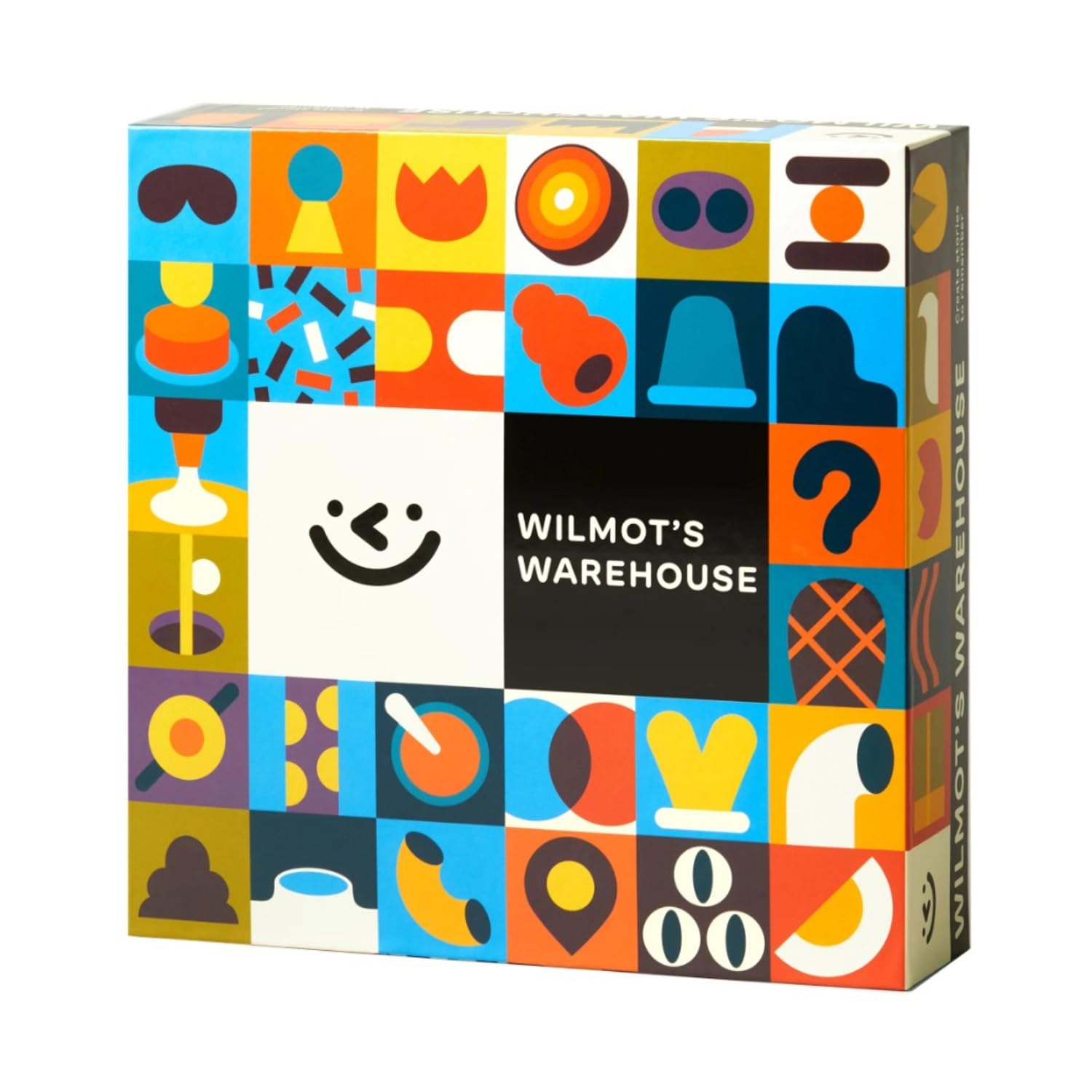 CMYK Wilmot's Warehouse story tiles for cooperative memory play and storytelling.
