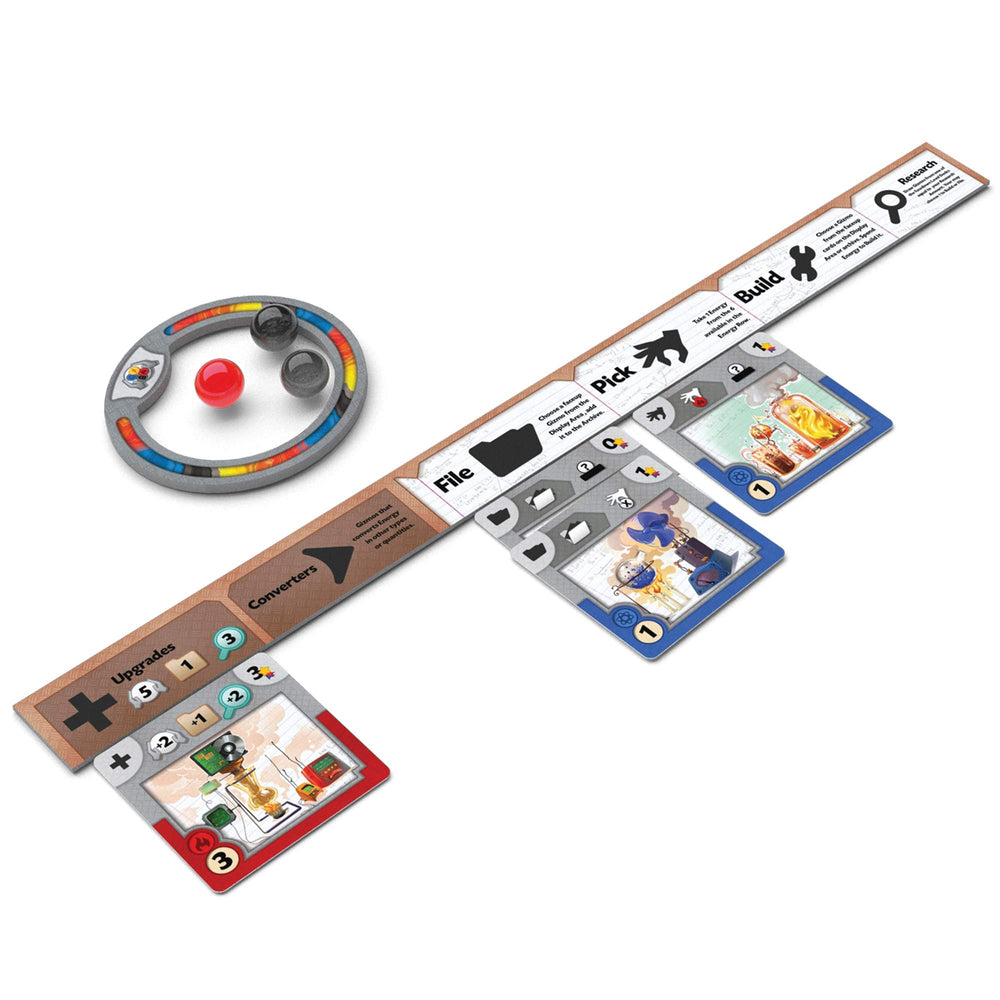CMON Gizmos gizmo cards and engines display modular components for combos.