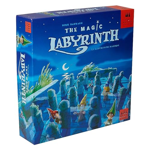CMON Magic Labyrinth maze tiles reveal hidden walls during setup and play.