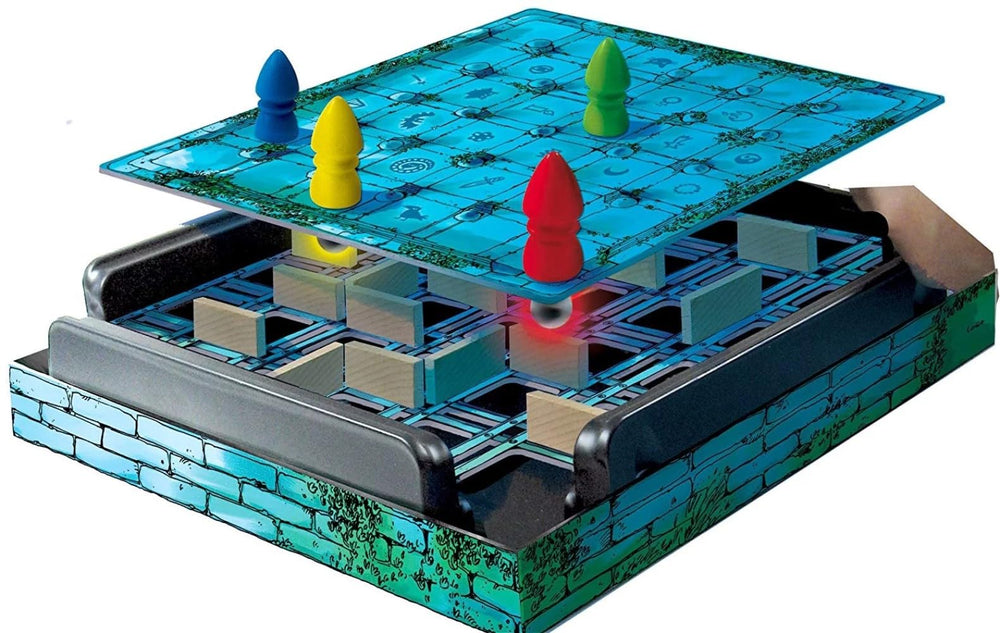 CMON Magic Labyrinth pawns track progress across the invisible maze.