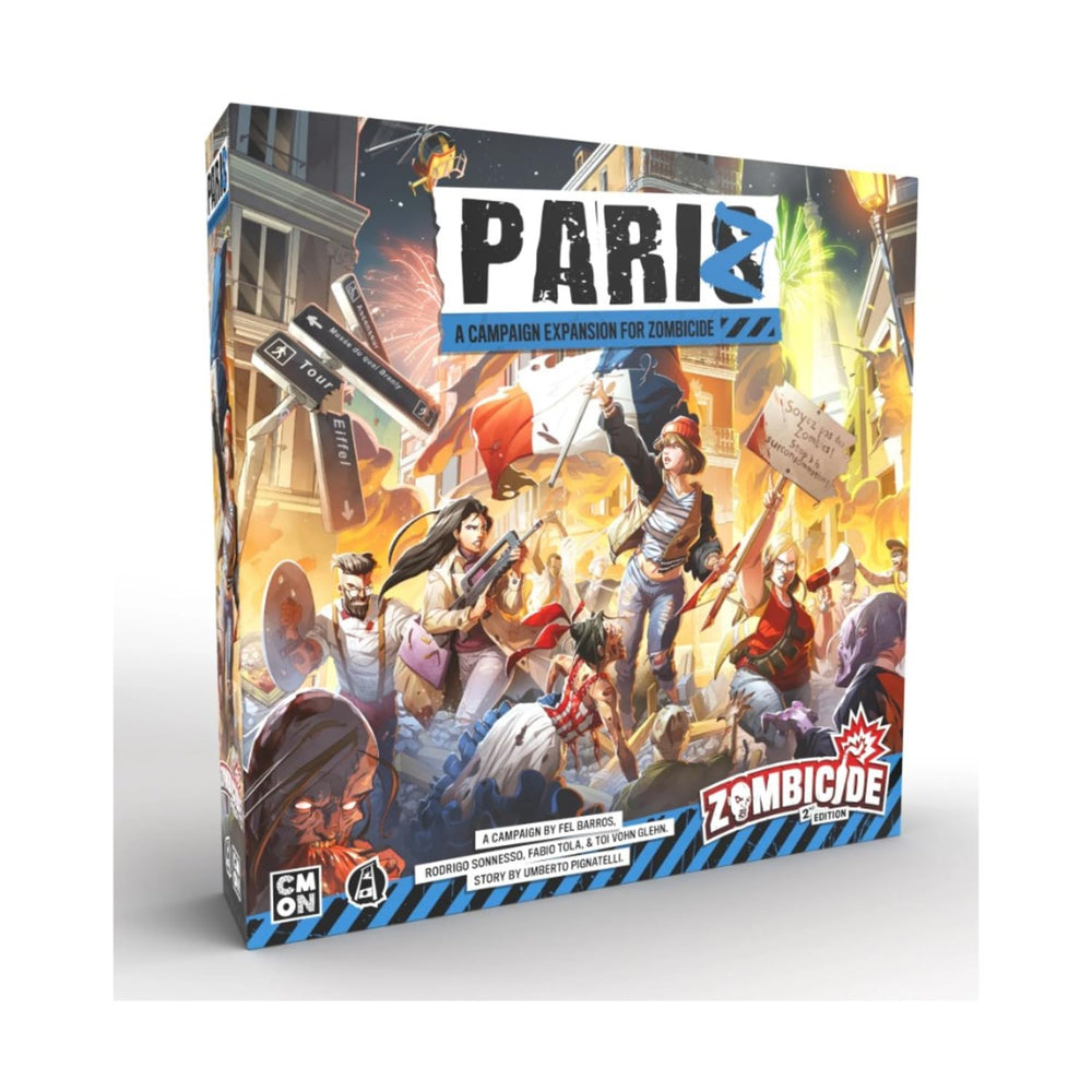 CMON PariZ Bastille Day campaign cover promotes immersive cooperative play in Paris.