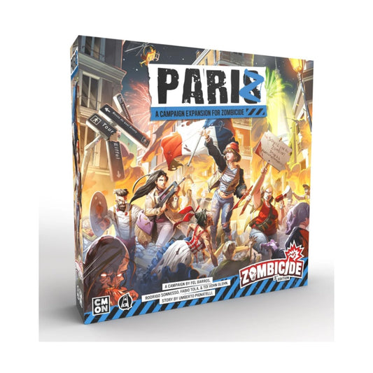 CMON PariZ Bastille Day campaign cover promotes immersive cooperative play in Paris.